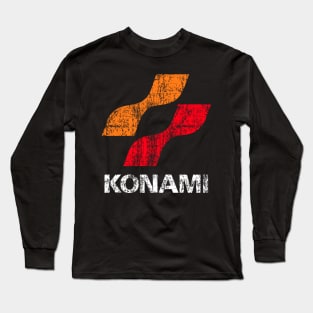 Distressed Konami Long Sleeve T-Shirt